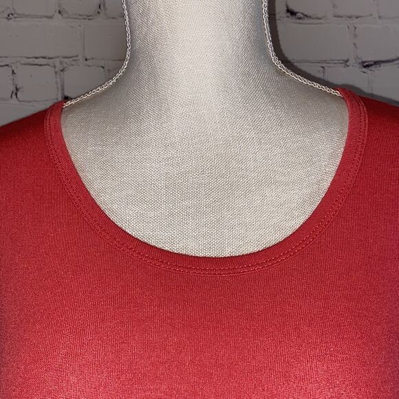 Umgee Salmon Embroidered Hem Tunic - Picture 3 of 9